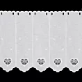 Tkanina firanowa zazdrostka z etaminy zdobiona haftem ażurowym Eurofirany
