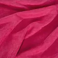 Poszewka szyta DORA - HIT amarantowa z miękkiej tkaniny o welurowej strukturze