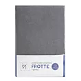 Prześcieradło frotte z gumką 140x200 cm z bawełny kolor stalowy 170 g/m2 Design 91 Eurofirany