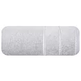 Ręcznik kąpielowy 50x90 cm bawełniany kolor srebrny z welwetową bordiurą 500 g/m2 MARI Eurofirany
