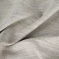 Zasłona szyta na taśmie fala szarobeżowa z tkaniny z dodatkiem lnu, z melanżowym splotem ekologiczna