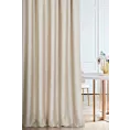 Zasłona szyta na taśmie fala CANDY beżowa z tkaniny z strukturalnym spolotem