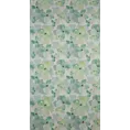 Tkanina zasłonowa z delikatnym splotem,  z malarskim kwiatowym nadrukiem