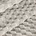 Koc  150x200 cm beżowy bardzo miękki w dotyku z wytłaczanym wzorem 3D CINDY 6 DESIGN 91 Eurofirany