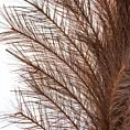 Sztuczna gałązka brązowa TRAWA PAMPASOWA  z dużym pióropuszem do bukietów sztuczny kwiat 104 cm EUROFIRANY
