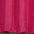 Zasłona szyta na flexach DORA - HIT amarantowa z miękkiej tkaniny o welurowej strukturze