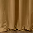 Zasłona szyta na taśmie fala złota z miękkiej tkaniny welwetowej