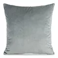 Poszewka na poduszkę 45x45 cm welwetowa o delikatnym połysku gładka srebrna GAJA 1 Eurofirany