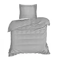Poszwa na kołdrę 180x200 cm z bawełny z połyskiem kolor stalowy NOVA COLOUR Eurofirany