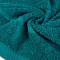 Ręcznik kąpielowy 50x90 cm bawełniany kolor turkusowy ze wzorem zygzaka 500 g/m2 KALIA Reina Line Eurofirany