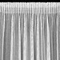 Firana biała z drobnej siatki z efektem bukli 140x300 cm taśma KIM Eurofirany