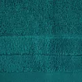 Ręcznik kąpielowy 50x90 cm bawełniany kolor ciemnoturkusowy z welwetową bordiurą 500 g/m2 DAMLA Eurofirany