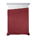 Narzuta bordowa 170x210 cm z motywem liści wytłaczanym techniką hot press BONI 6 DESIGN 91 Eurofirany
