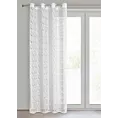 Firana biała z siateczki niewymagająca prasowania 140x250 cm przelotka MONI Eurofirany