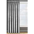 Zasłona srebrna z tkaniny welwetowej 140x270 cm taśma ROSA Design 91 Eurofirany