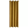 Zasłona złota we wzór geometryczny z tkaniny welwetowej 140x250 przelotka INGA Pierre Cardin Eurofirany