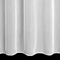 Firana szyta na taśmie 8 cm biała z matowego, miękkiego batystu, wykończonego obciążnikiem