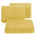Ręcznik kąpielowy 50x100 cm bawełniany kolor musztardowy 400 g/m2 GŁADKI 1 Eurofirany