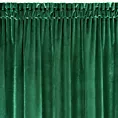 Zasłona zielona z połyskiem, welwetowa 140x270 cm na taśma SAMANTA Eurofirany
