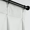 Zasłona biała z welwetowej tkaniny 125x270 cm system flex - MELANIE Eurofirany