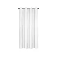 Zasłona biała z matowej gładkiej tkaniny 140x175 cm przelotka RITA Eurofirany