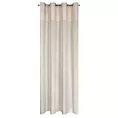 Zasłona kremowa z aplikacją z błyszczącego welwetu 140x250 cm przelotka AGNES Design 91 Eurofirany