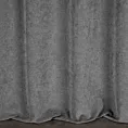 Zasłona szyta na taśmie 5 cm szara miękka, szenilowa tkanina o wyraźnym splocie i delikatnym połysku