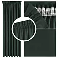Zasłona ciemnozielona z tkaniny welurowej 420x260 cm taśma - Dora Eurofirany
