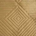 Narzuta welwetowa miodowa 220x240 cm pikowana w jodełkę metodą hot press SOFIA 2 EUROFIRANY PREMIUM