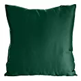 Poszewka na poduszkę 40x40 cm z satyny bawełnianej ciemnozielona NOVA Eurofirany