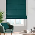 Roleta rzymska DORA - HIT turkusowa z miękkiej tkaniny o welurowej strukturze