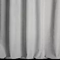 Zasłona szyta na flexach szaro popielata z dwustronnej tkaniny zaciemniającej 100% blackout, o strukturze weluru