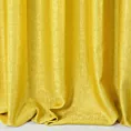 Zasłona szyta na taśmie 5 cm CANDY musztardowa z tkaniny z strukturalnym spolotem