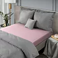 Prześcieradło frotte z gumką 180x200 cm z bawełny kolor pudrowy róż 170 g/m2 Design 91 Eurofirany