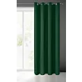 Zasłona zielona matowa, zaciemniająca 140x250 cm przelotka TEO Eurofirany