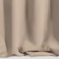 Zasłona beżowa zaciemniająca gładka półmatowa 135x250 cm przelotkaL OGAN Eurofirany