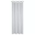 Firana biała w stylu eco z efektem deszczyku 140x260 cm przelotka MONIC Eurofirany