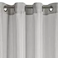 Dekoracja okienna szara z błyszczącą nicią 140x250 cm przelotka FELICIA Eurofirany