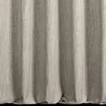 Zasłona szyta na taśmie 5 cm beżowa z tkaniny o naturalnym splocie z efektem melanżu