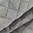 Narzuta ma fotel o strukturze lnu stalowa 70x160 cm pikowana metodą hot press LEN 1 EUROFIRANY PREMIUM