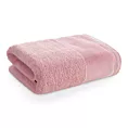 Ręcznik do rąk 30x50 cm bawełniany kolor różowy z koronkową bordiurą 500 g/m2 EMI Eurofirany