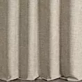 Zasłona szyta na taśmie fala beżowa tkanina o naturalnym charakterze z efektem melanżu