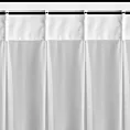 Firana biała z gładkiego woalu 230x170 cm system flex - LUCY Eurofirany