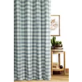 Tkanina zasłonowa o płóciennym splocie w kratkę Eurofirany