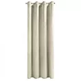 Zasłona kremowa z matowego welwetu 140x250 cm przelotka MELANIE Eurofirany