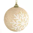 Dekoracyjna bombka choinkowa z śnieżynką Eurofirany