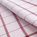Ściereczka kuchenna 50x70 cm bawełniana kolor biały ,czerwony zdobiona kratką 200 g/m2 CHECK Eurofirany
