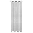 Zasłona biała o splocie płóciennym 140x250 cm przelotka CINDY Eurofirany