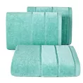 Ręcznik do rąk 30x50 cm bawełniany kolor miętowy z welwetową bordiurą 500 g/m2 MARI Eurofirany