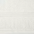 Ręcznik do rąk 30x50 cm bawełniany kolor kremowy 0 twist zdobiony paseczkami 550 g/m2 MOLLY Eurofirany